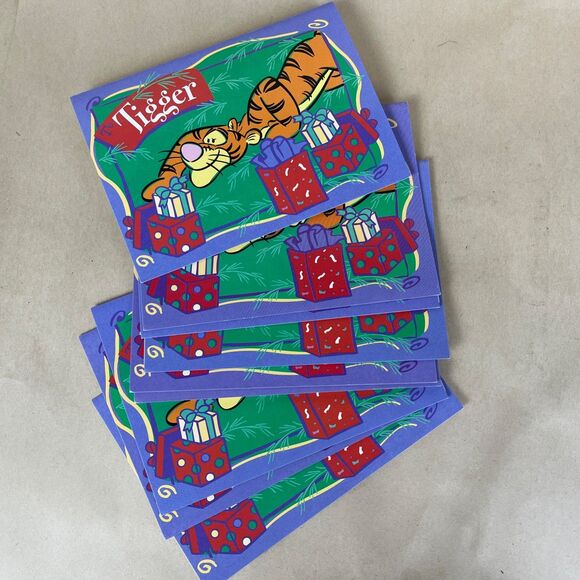 34 VTG 2000s Christmas Cards Base On Disney “ Winnie The‎ Pooh” - 5 Designs - Picture 4 of 14